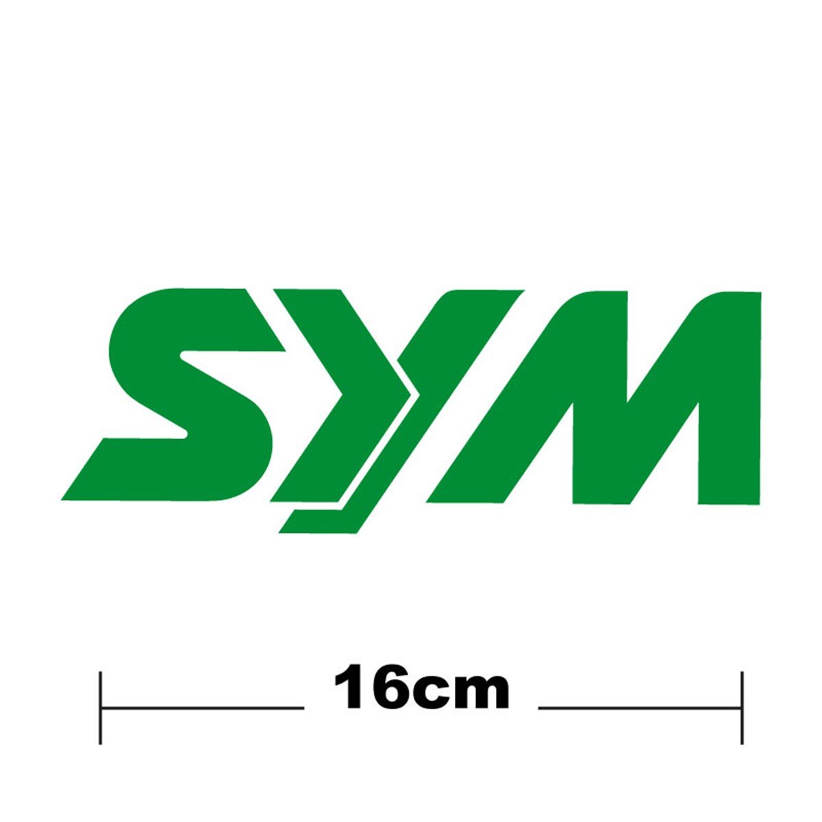 SYM Logo Yazı Sticker Etiket Tek Renk