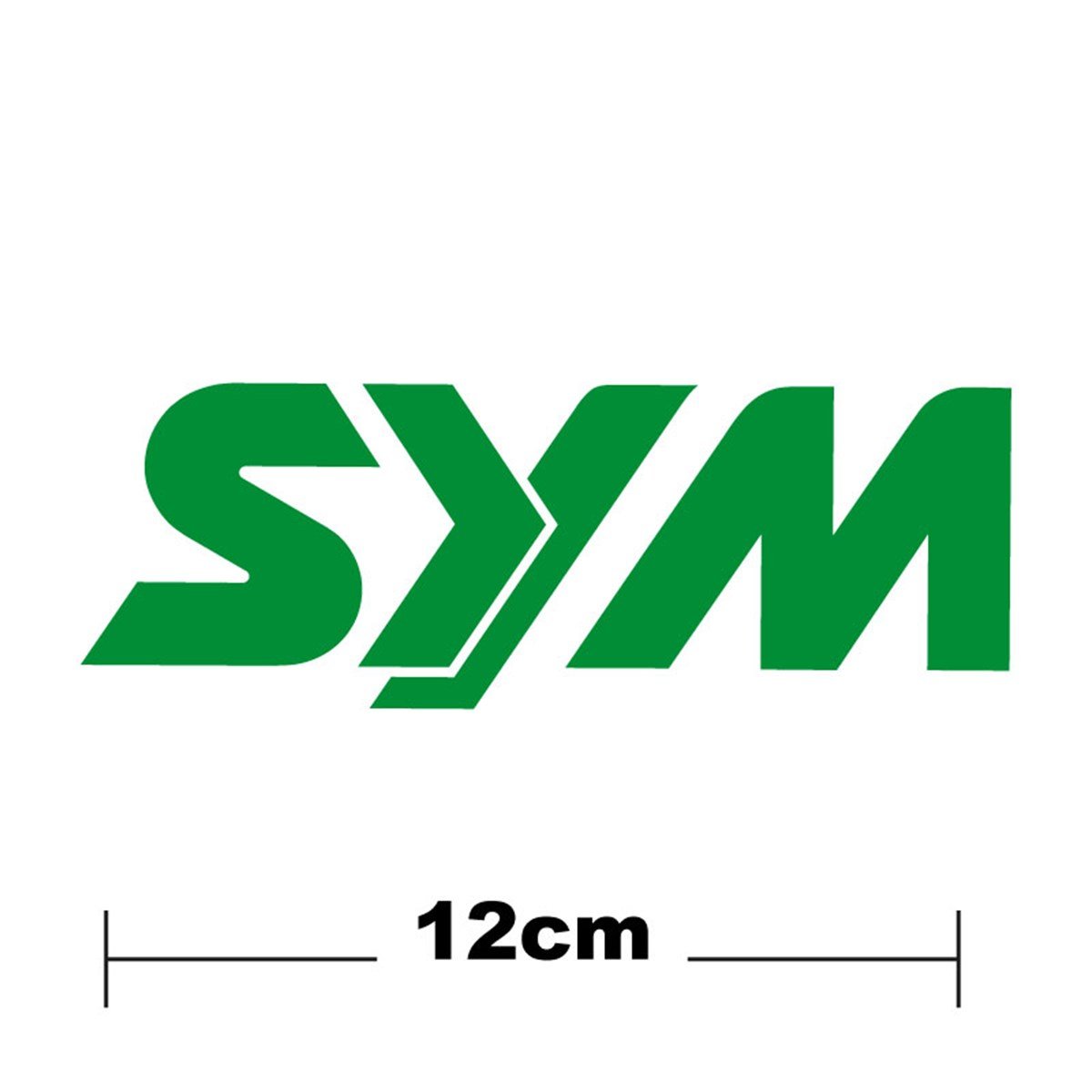 SYM Logo Yazı Sticker Etiket Tek Renk