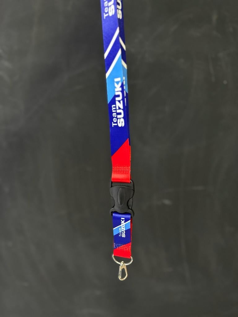 Team Suzuki Logolu Baskılı Motosiklet Anahtar Boyunluk Modeli