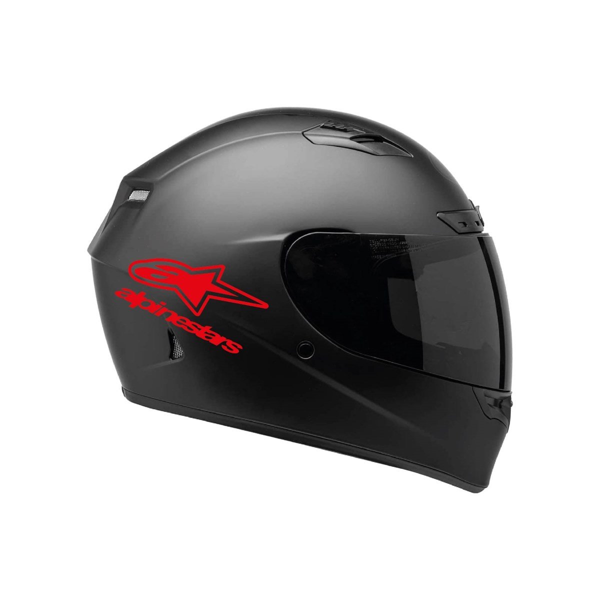 Tek Renk Alpinastar (Alpinastar Helmet Stickers) Kask Sticker Etiket Modeli