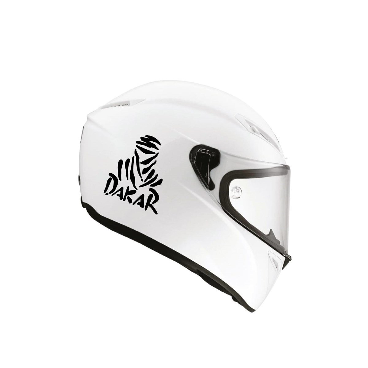 Tek Renk DaKaR(DaKaR Helmet Stickers) Kask Sticker Etiket Modeli