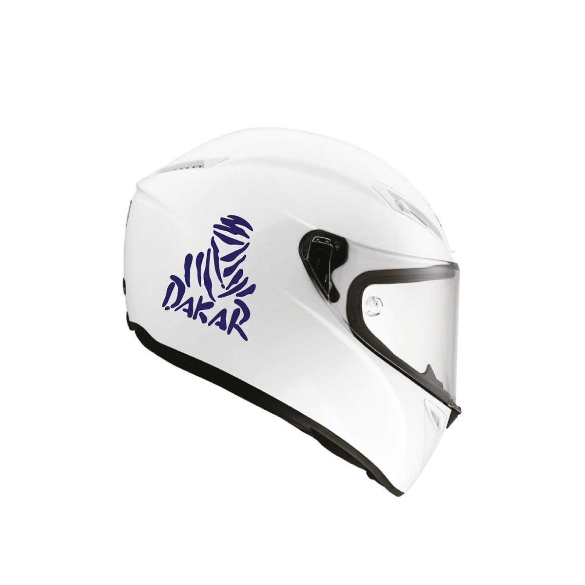Tek Renk DaKaR(DaKaR Helmet Stickers) Kask Sticker Etiket Modeli