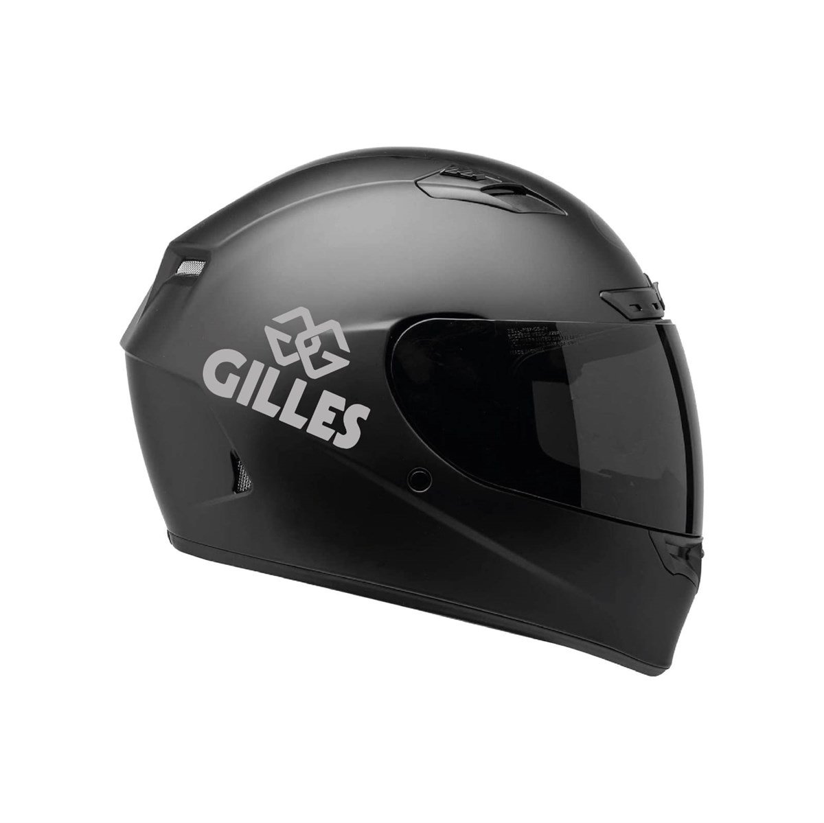 Tek Renk Gilles (Gilles Helmet Stickers) Kask Sticker Etiket Modeli