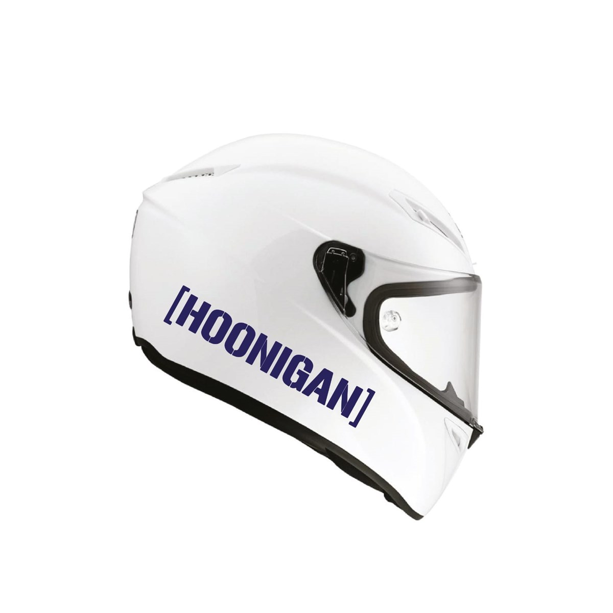 Tek Renk Hoonigan (Hoonigan Helmet Stickers) Kask Sticker Etiket Modeli