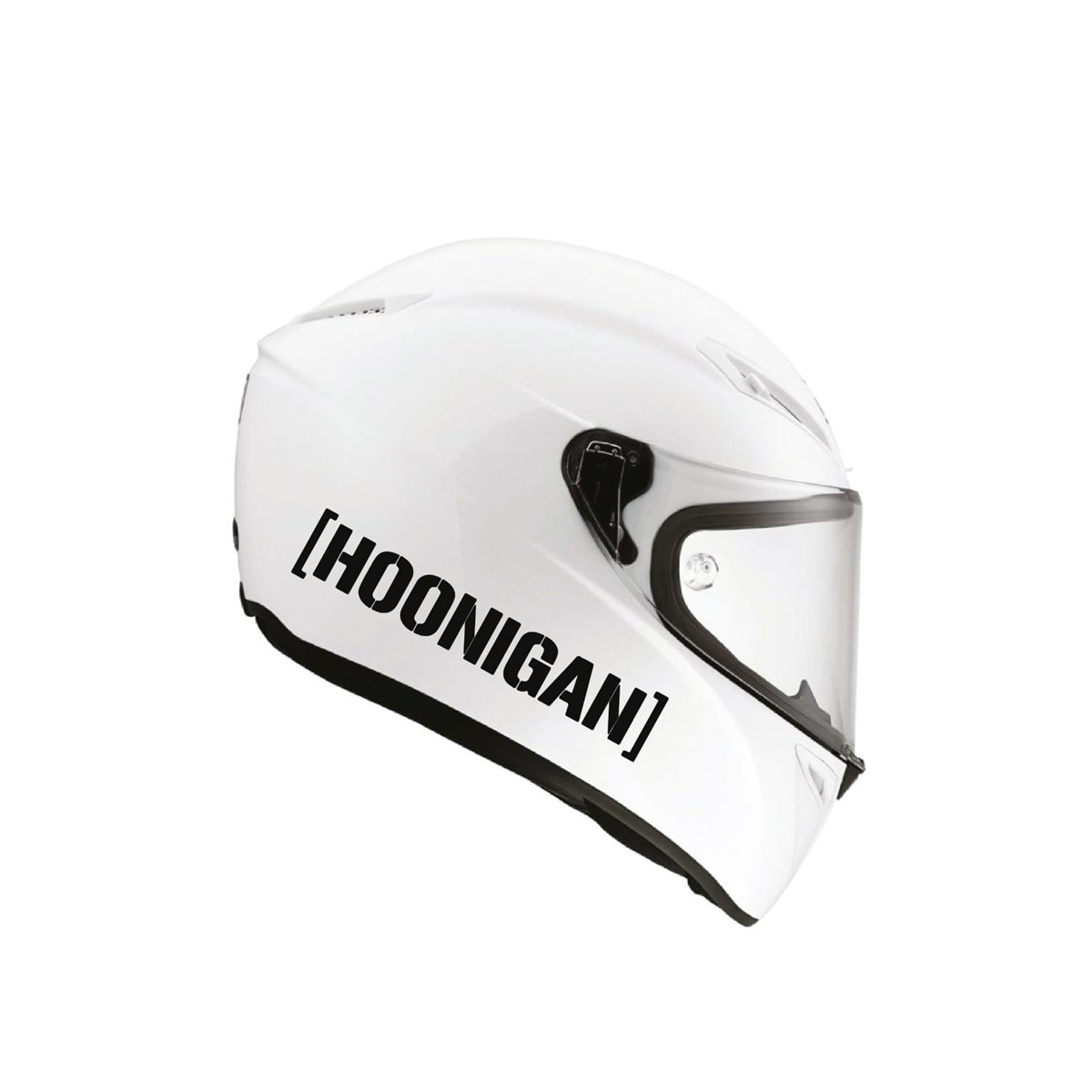 Tek Renk Hoonigan (Hoonigan Helmet Stickers) Kask Sticker Etiket Modeli