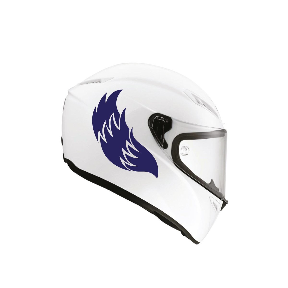 Tek Renk Kırmızı Kamuflaj ( Kamuflage Helmet Stickers ) Kask Sticker Etiket Modeli 4
