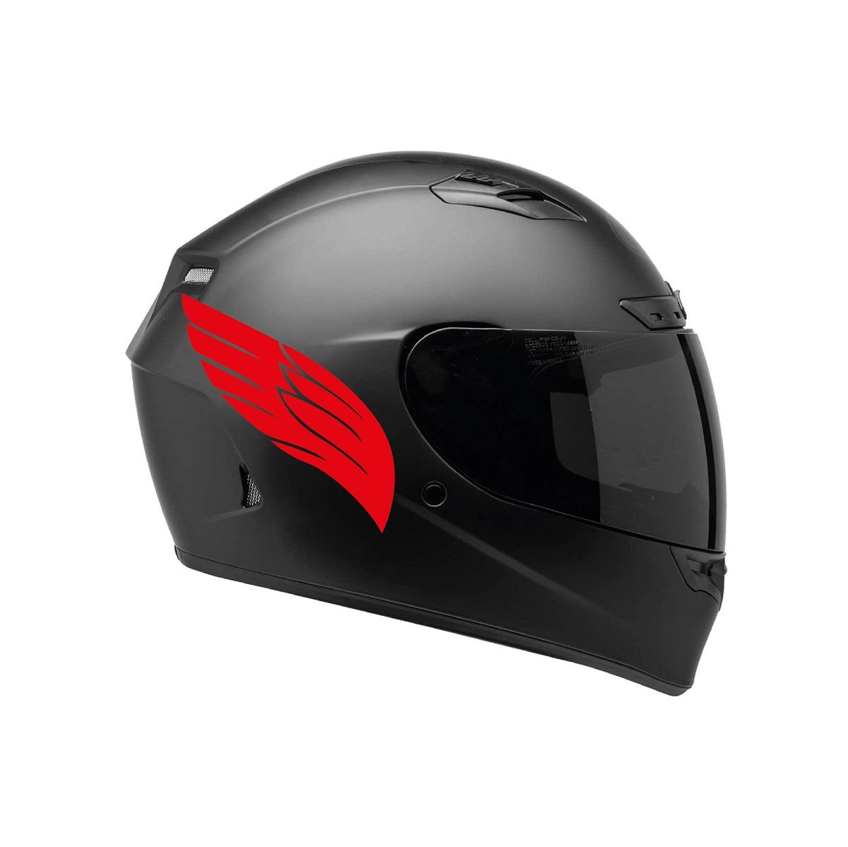 Tek Renk Kırmızı Kamuflaj ( Kamuflage Helmet Stickers ) Kask Sticker Etiket Modeli 5