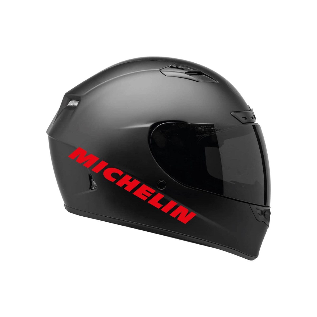 Tek Renk Michelin (Michelin Helmet Stickers) Kask Sticker Etiket Modeli