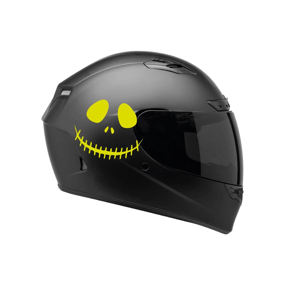 Tek Renk Soytarı (Clown Helmet Stickers) Kask Sticker Etiket Modeli