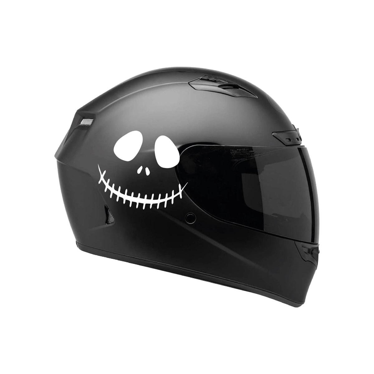 Tek Renk Soytarı (Clown Helmet Stickers) Kask Sticker Etiket Modeli