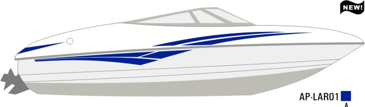 Tekne Lacivert Sticker Etiket Model 