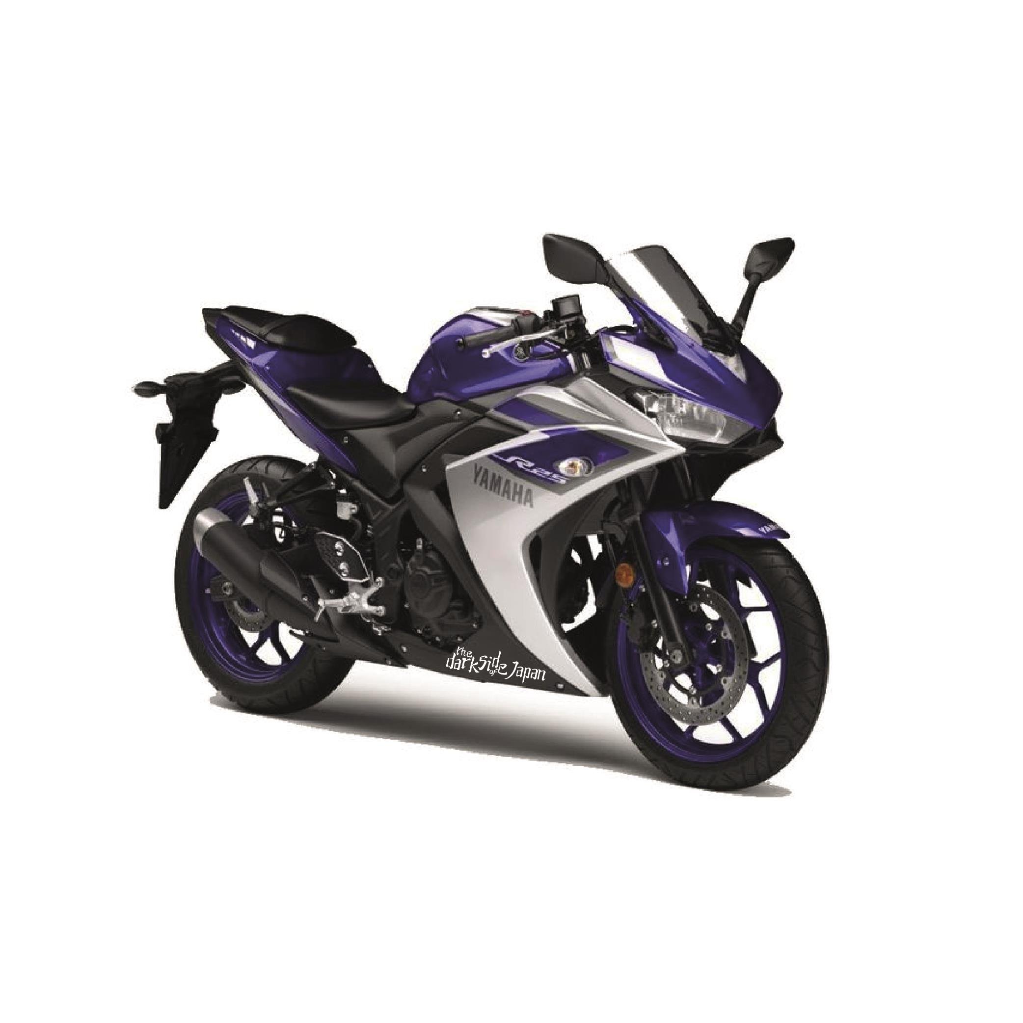 The Dark Side Of Japan Beyaz Motosiklet Sponsor Markası Sticker Etiket Modeli