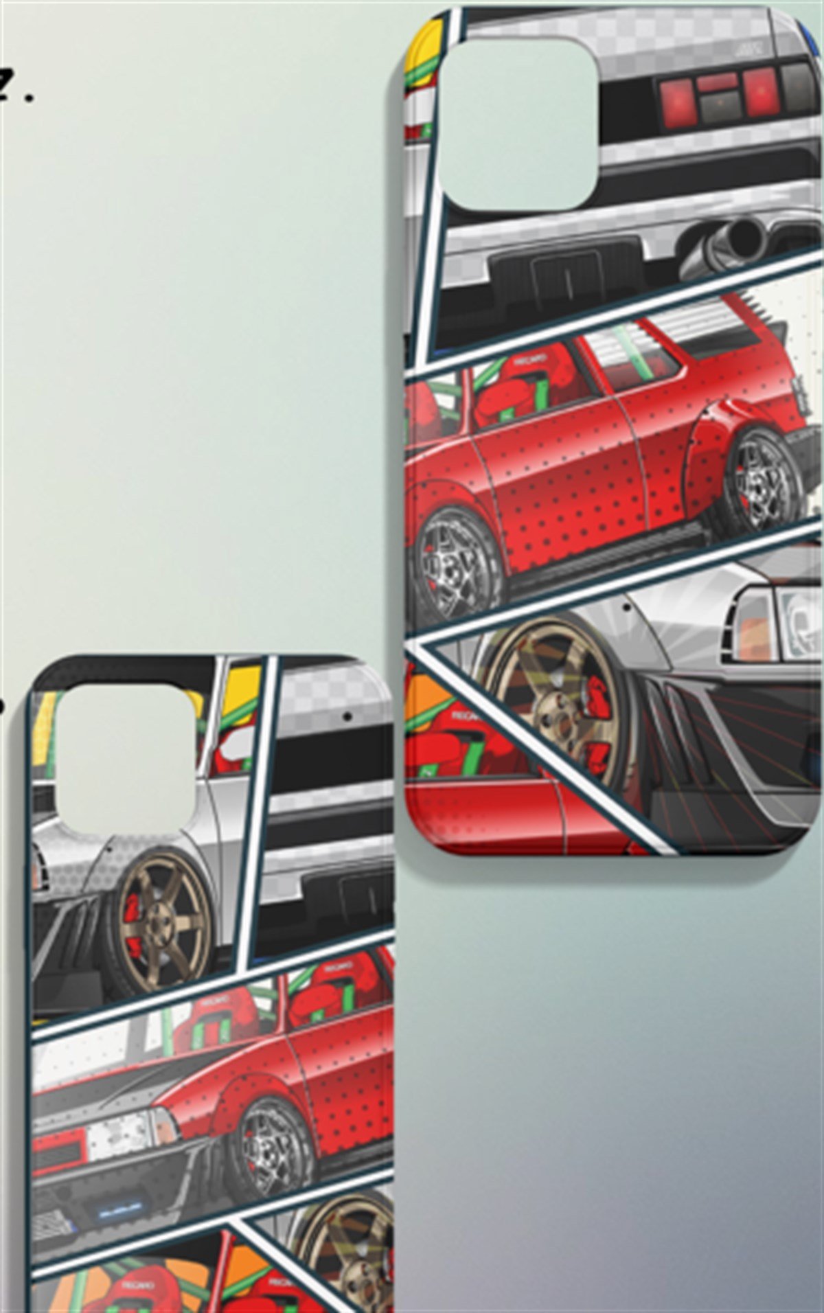 Tofaş Doğan Şahin Kartal Kolaj Telefon Kılıfı Model 2