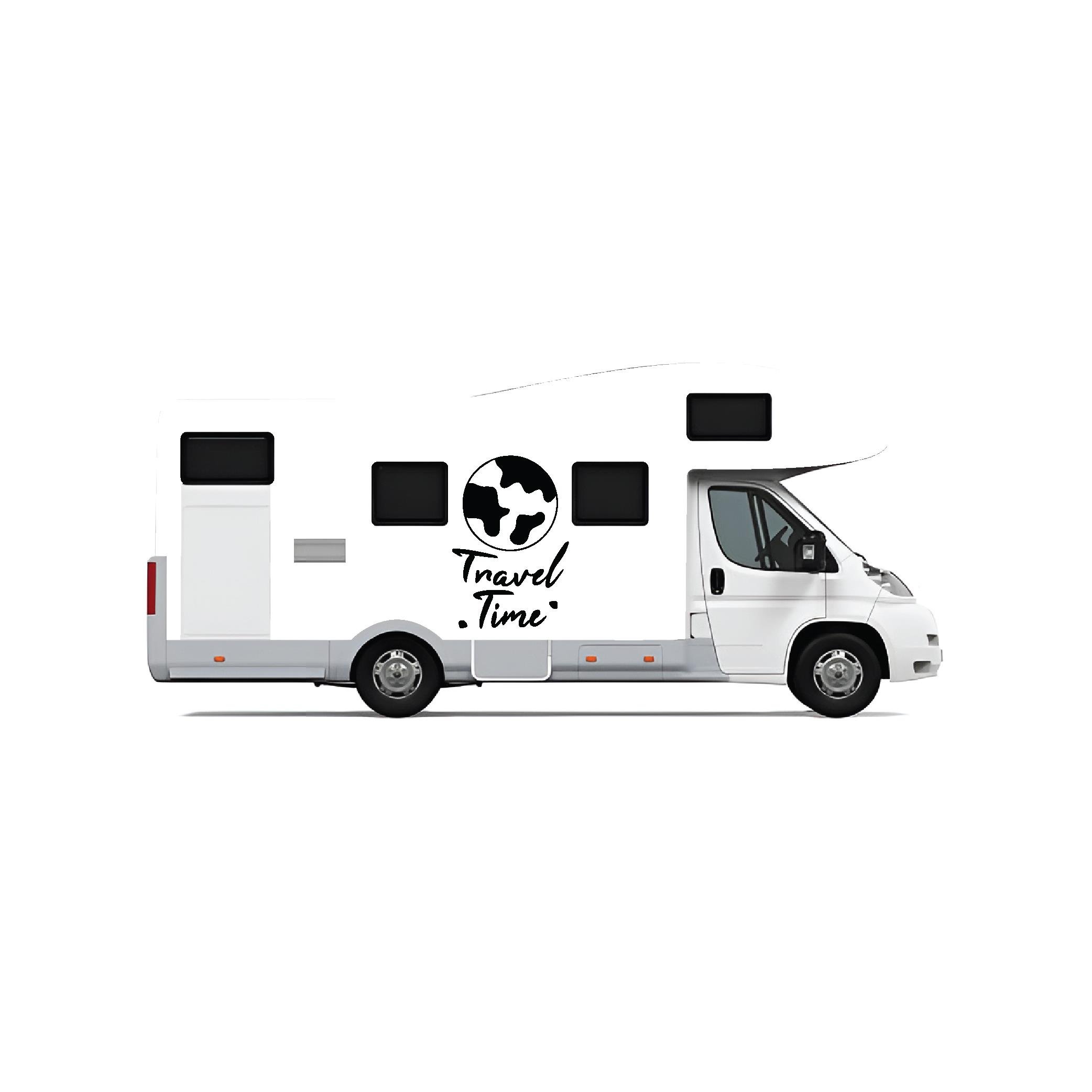 KaravanTravel Time ve Dünya Off Road Sticker Etiket