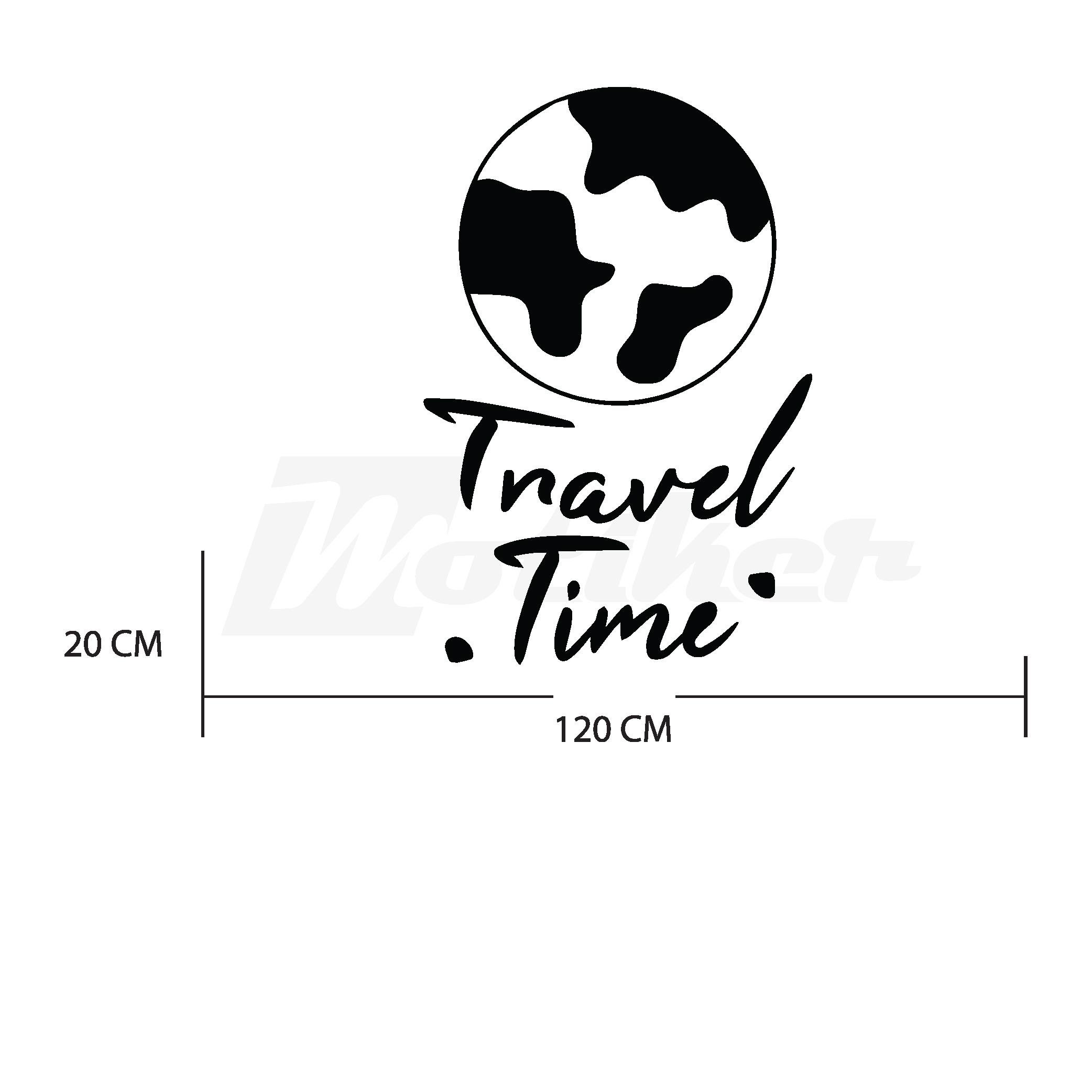 KaravanTravel Time ve Dünya Off Road Sticker Etiket