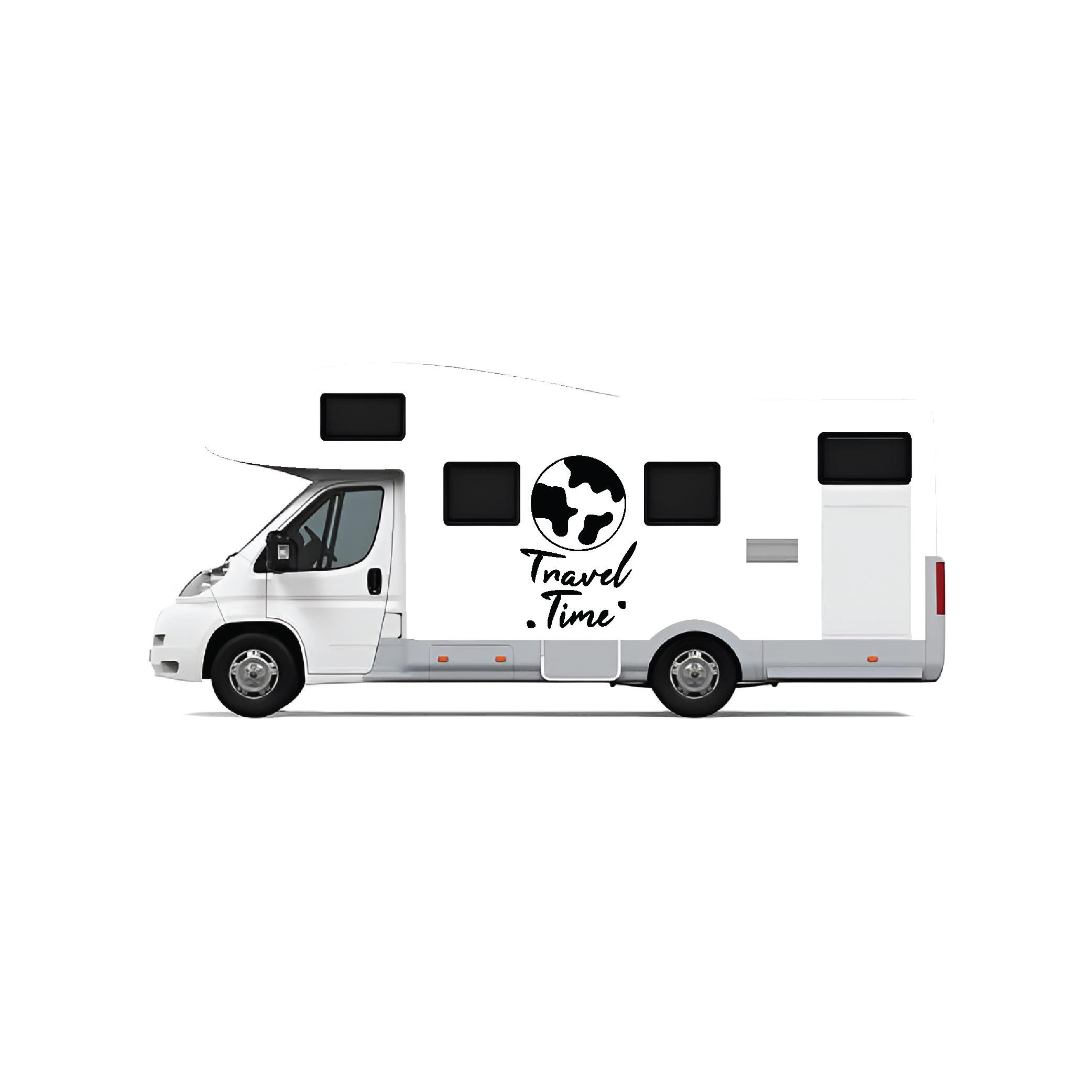 KaravanTravel Time ve Dünya Off Road Sticker Etiket