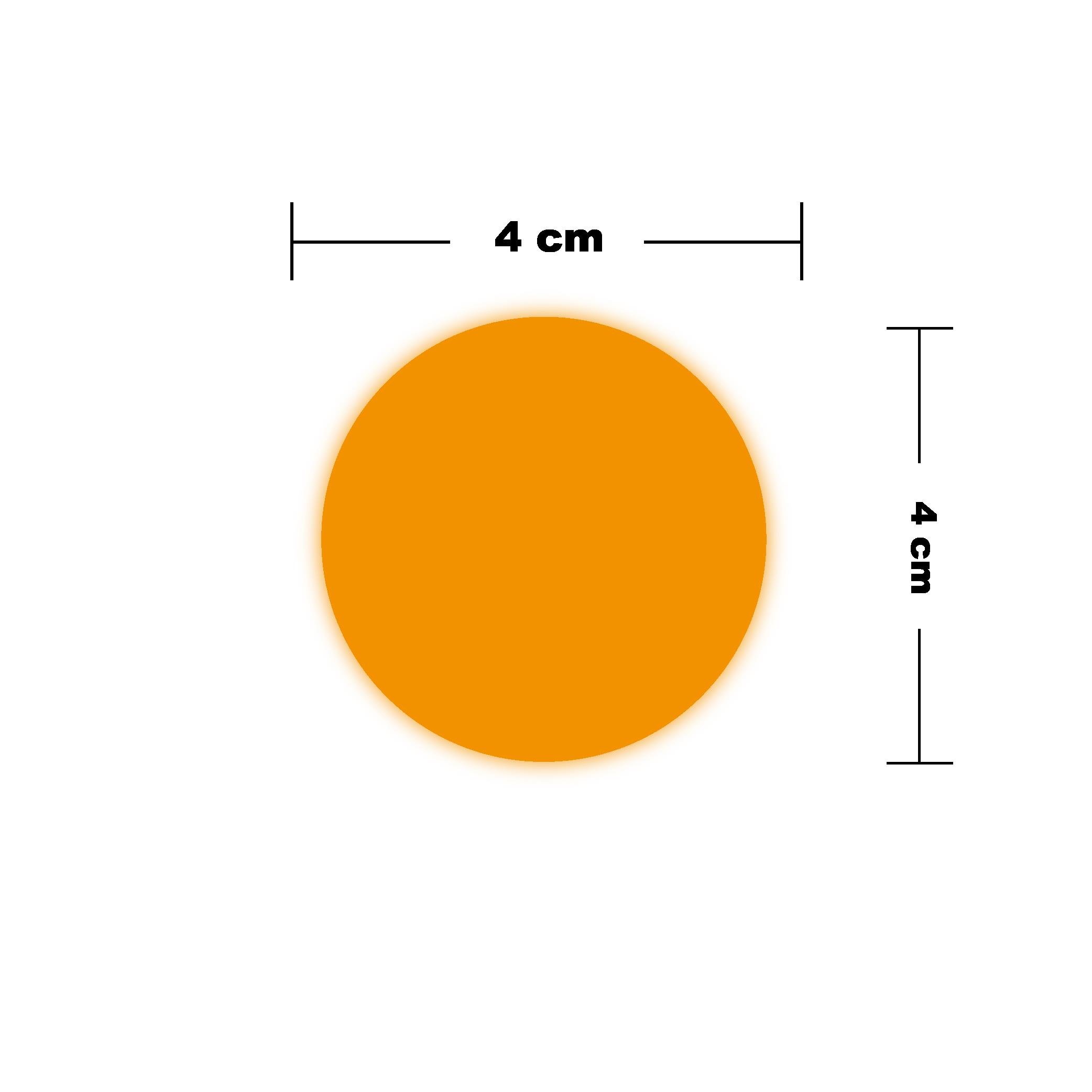 Reflective StickerTuruncu Reflective (Reflektif) Yuvarlak Sticker Paketi 8'li Otomobil Motosiklet Reflektif Parlayan Sticker Etiket Modeli