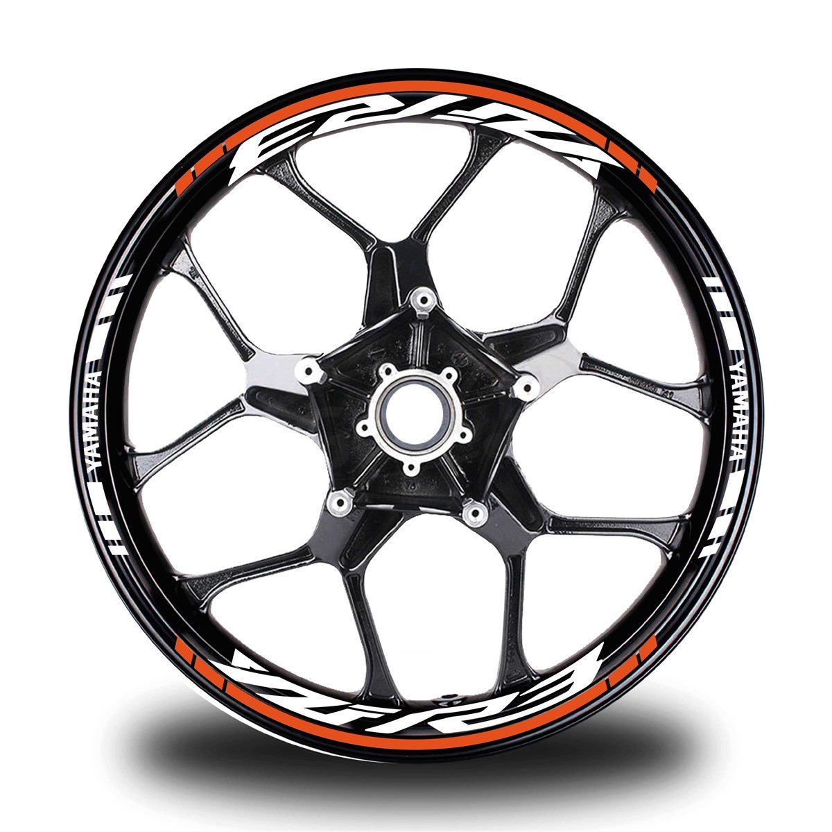 Turuncu Yamaha YZF R3 Takım Jant Sticker Etiket 