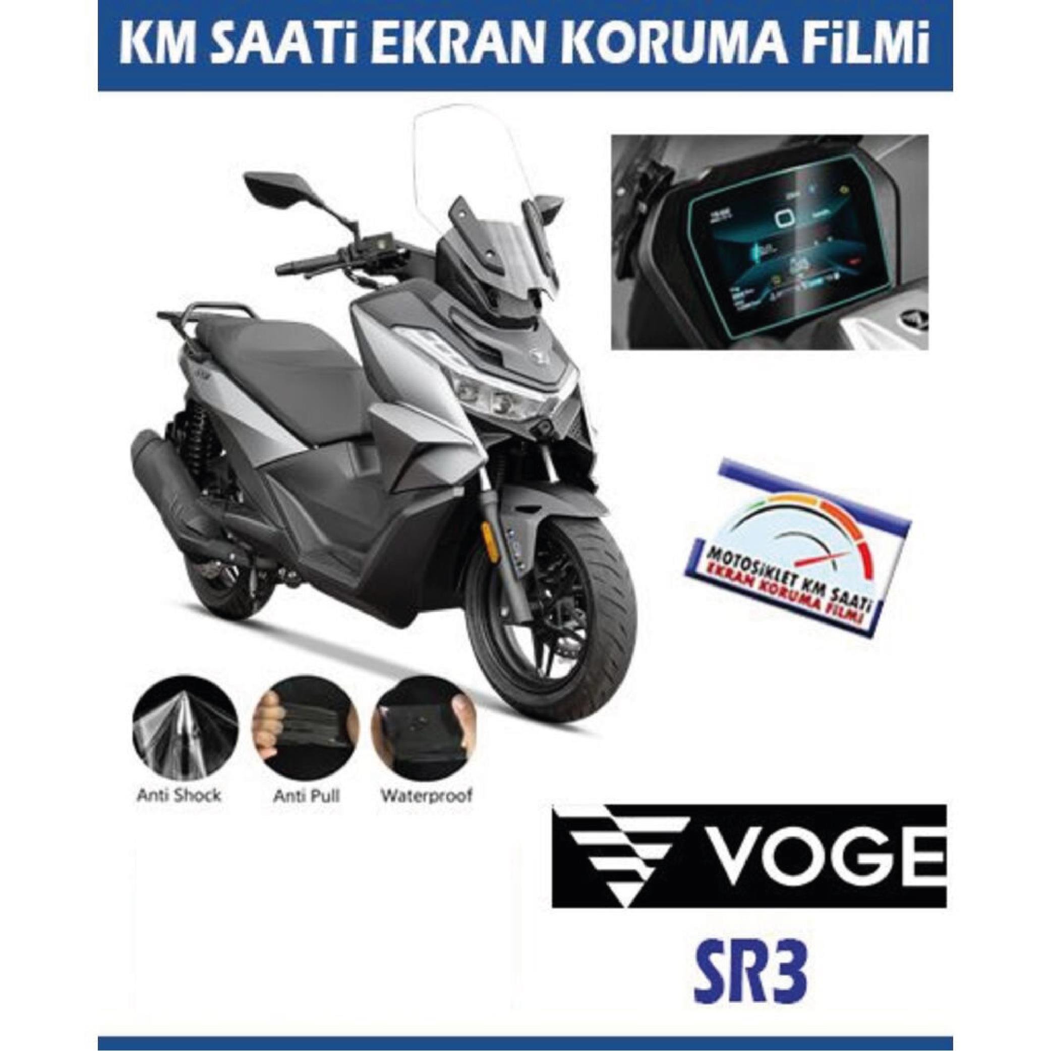Ekran KorumasıVOGE SR3 Motosiklet Ekran Km Koruyucu