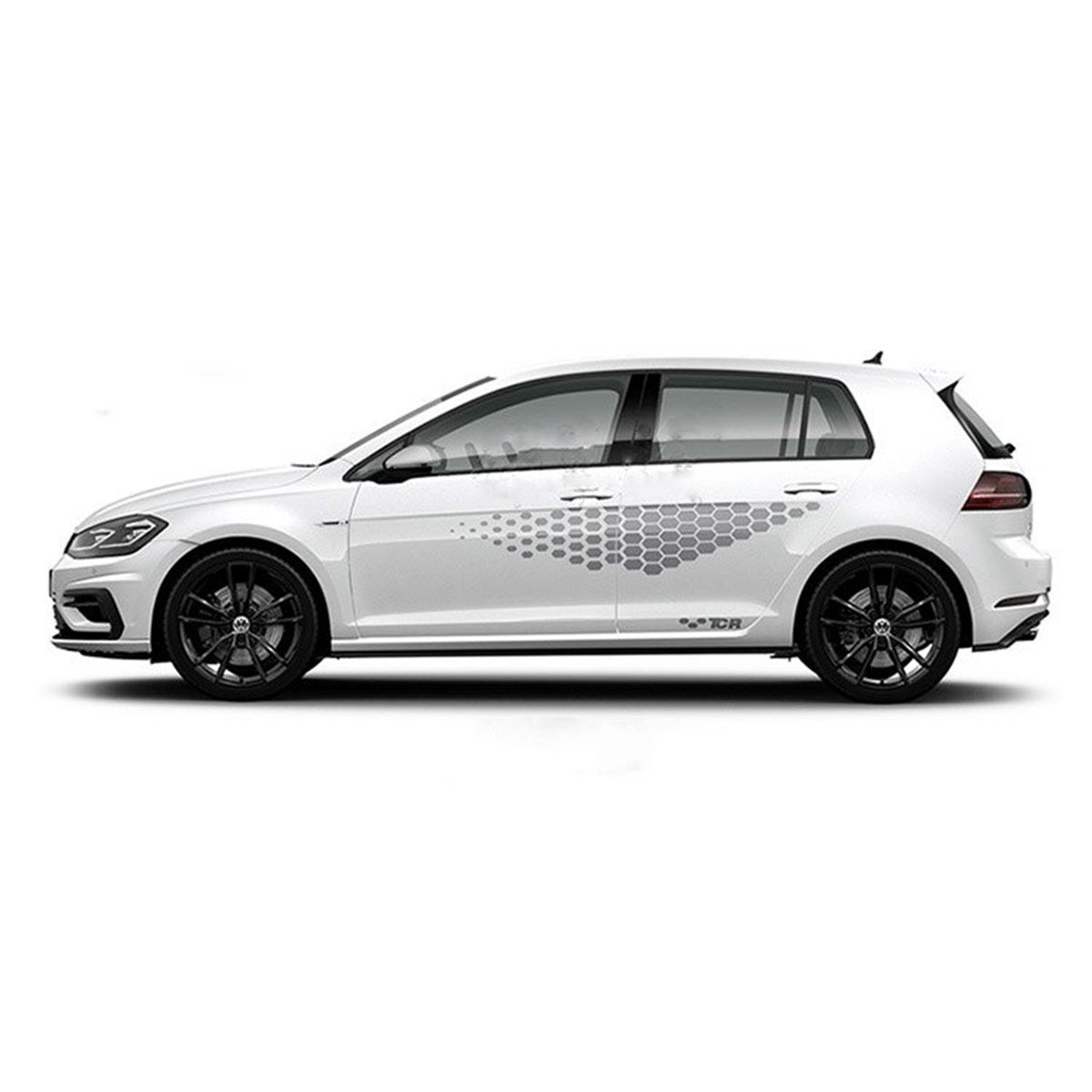 Volkswagen Golf TCR Yan Kapı Sticker Etiket Modeli