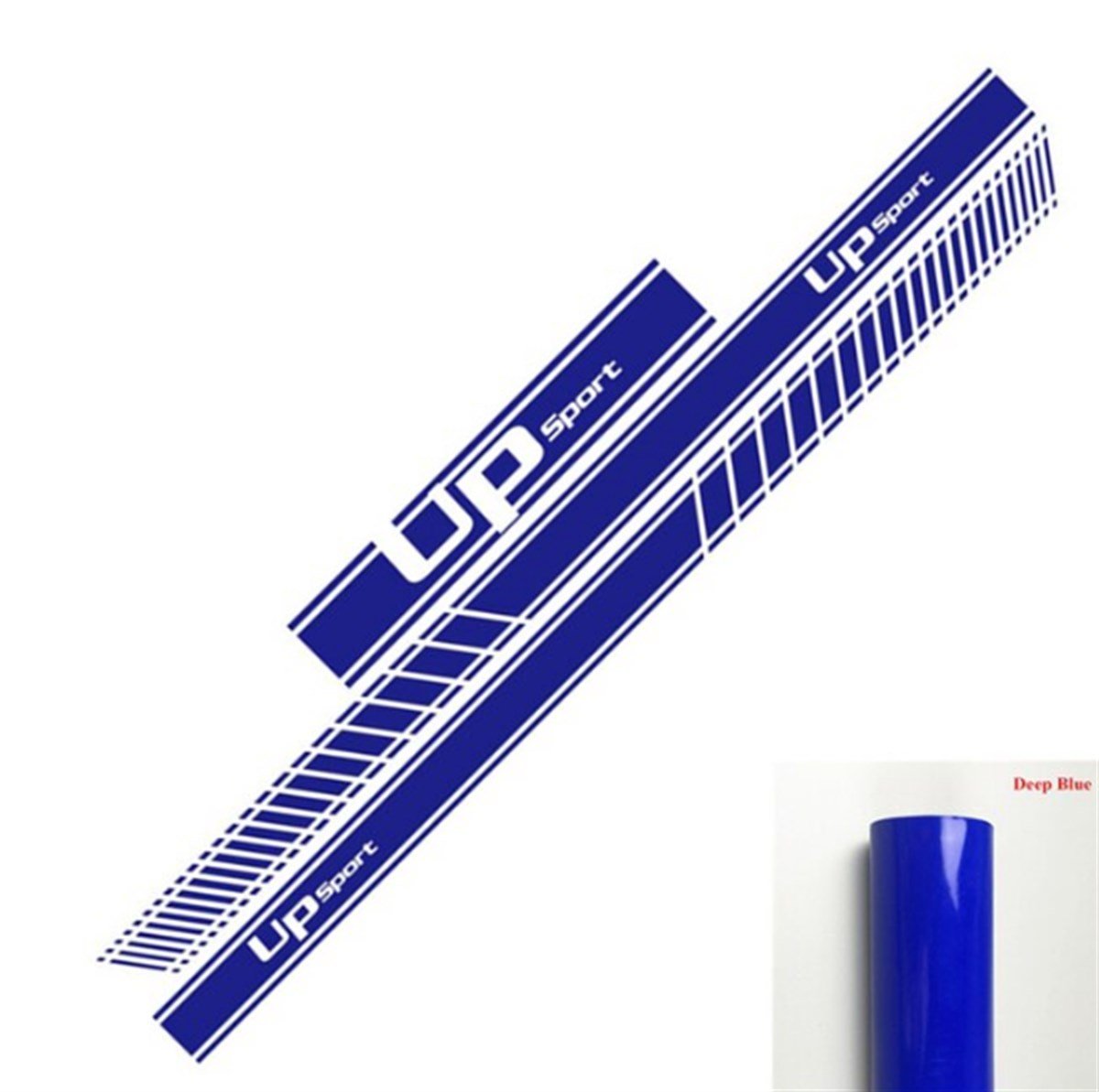 Volkswagen Kaput ve Yan Kapı Düz Şerit Sticker Etiket Modeli