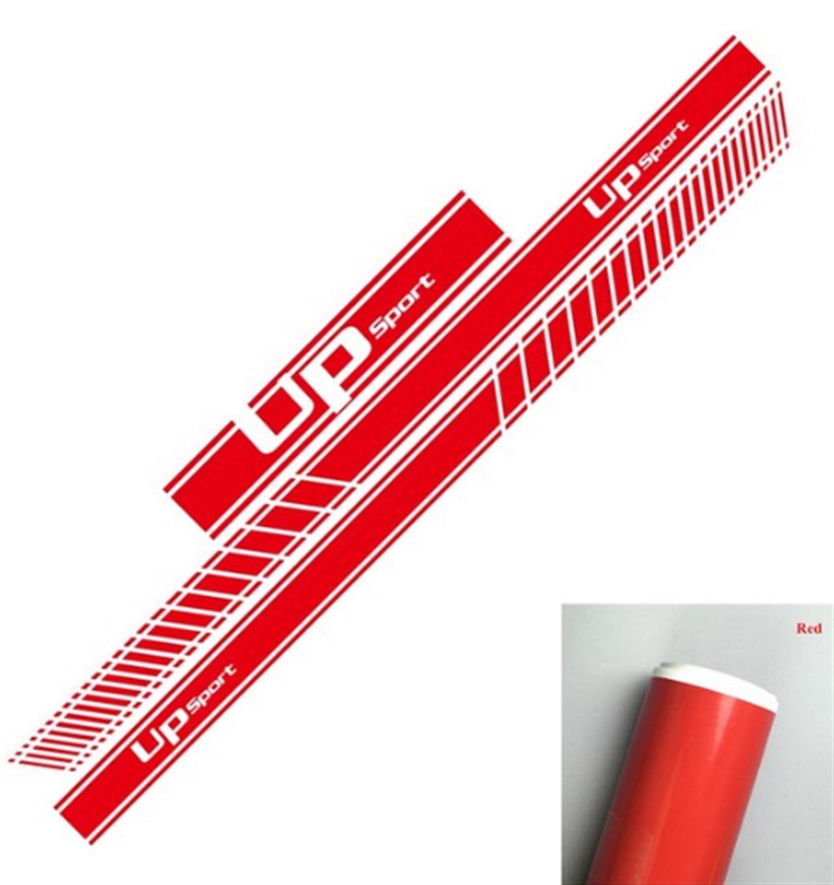 Volkswagen Kaput ve Yan Kapı Düz Şerit Sticker Etiket Modeli