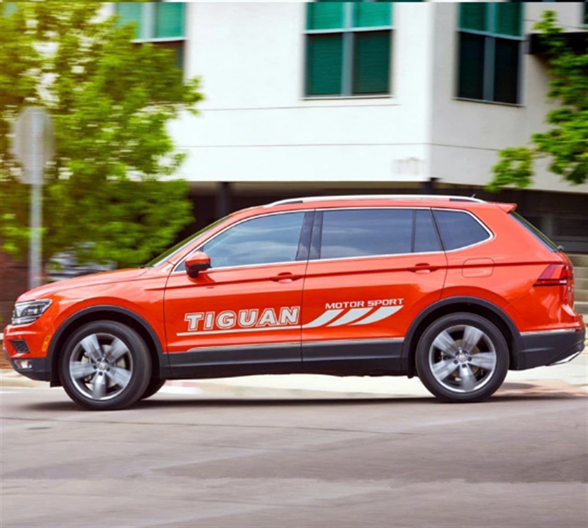 Volkswagen Tiguan Yan Kapı Sticker Etiket Modeli