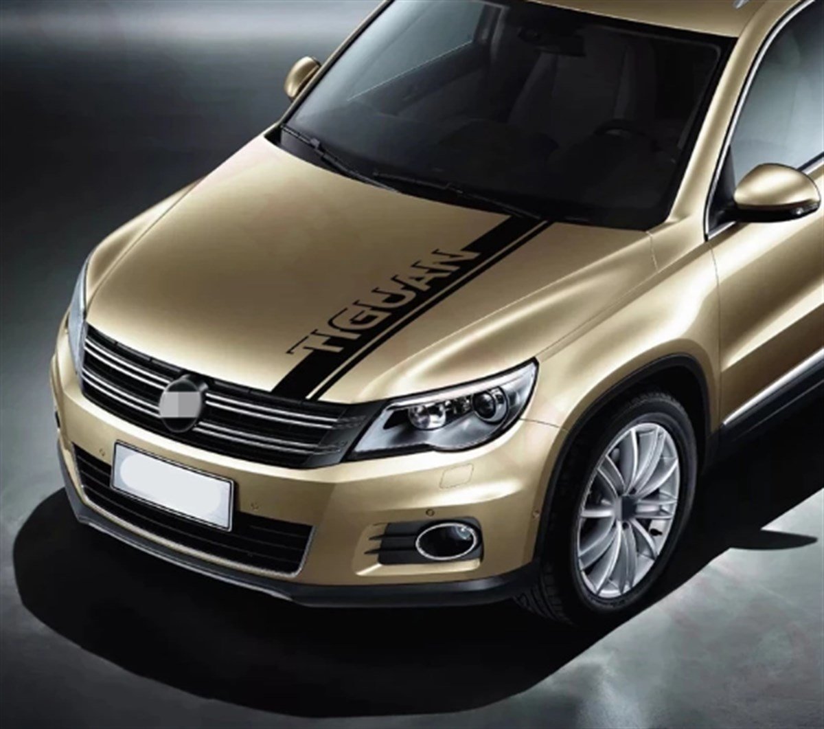 Volkswagen Volkswagen Tiguan Ön Kaput Sticker Etiket Modeli