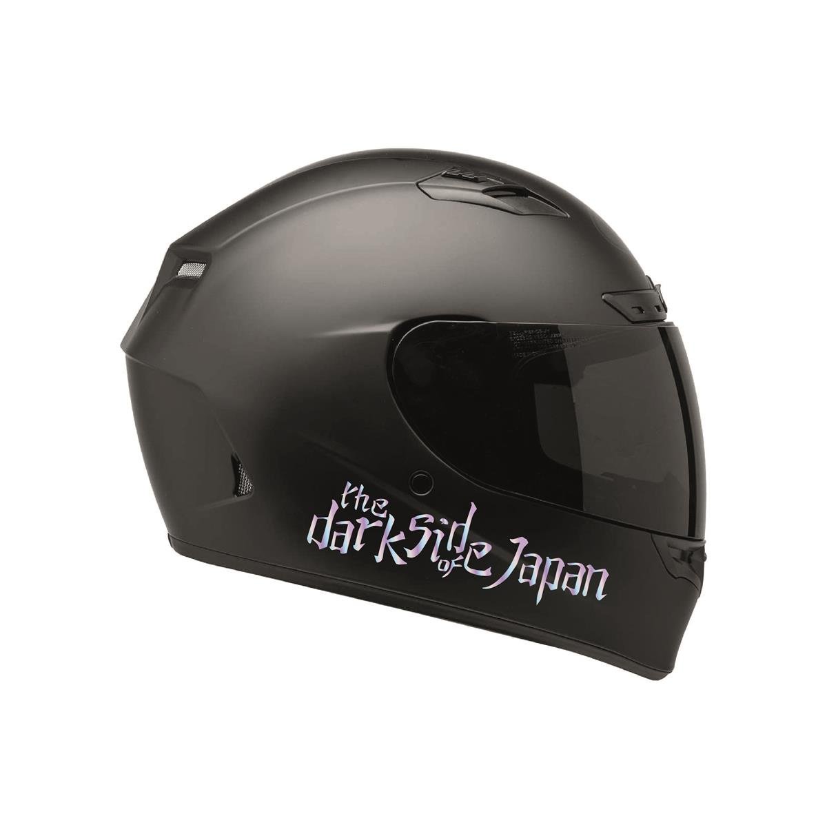 Yamaha Dark Side Of Japan İşaretli Hologram Motosiklet Kask Sticker Etiket Modeli 2