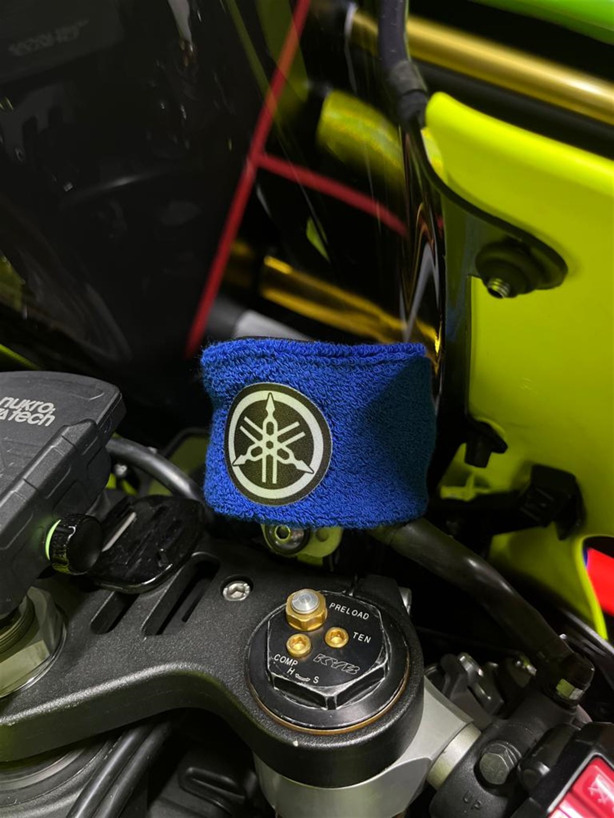 Yamaha Fren Hidrolik Çorabı Mavi Bileklik