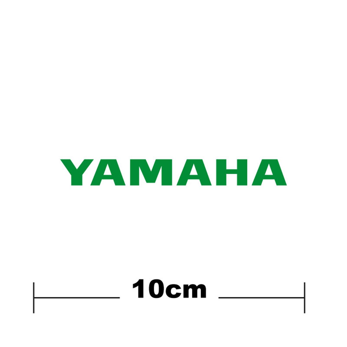 Yamaha Logo Yazı Sticker Etiket Tek Renk