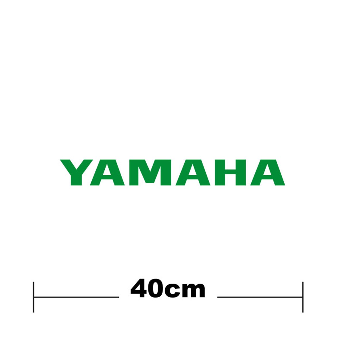 Yamaha Logo Yazı Sticker Etiket Tek Renk