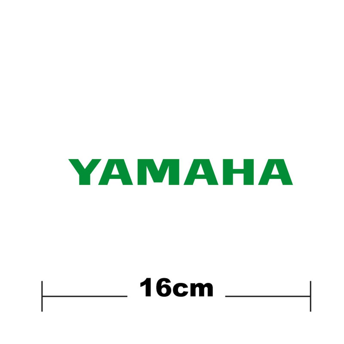 Yamaha Logo Yazı Sticker Etiket Tek Renk