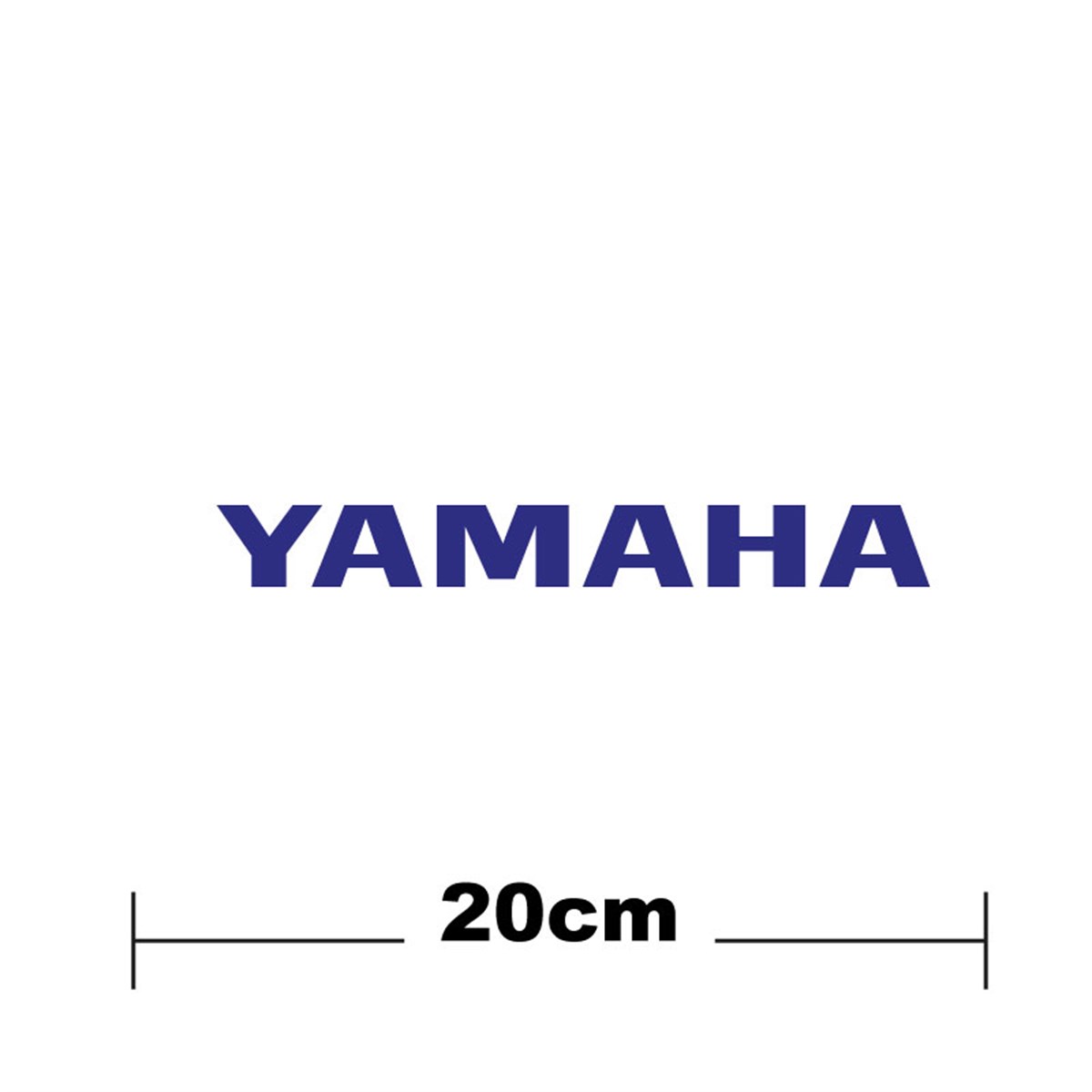 Yamaha Logo Yazı Sticker Etiket Tek Renk