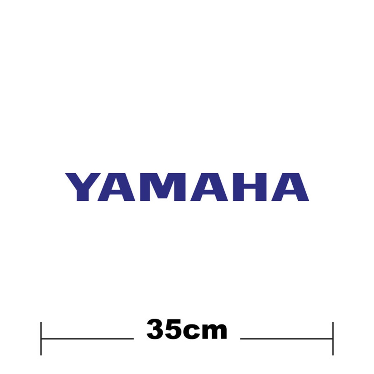 Yamaha Logo Yazı Sticker Etiket Tek Renk