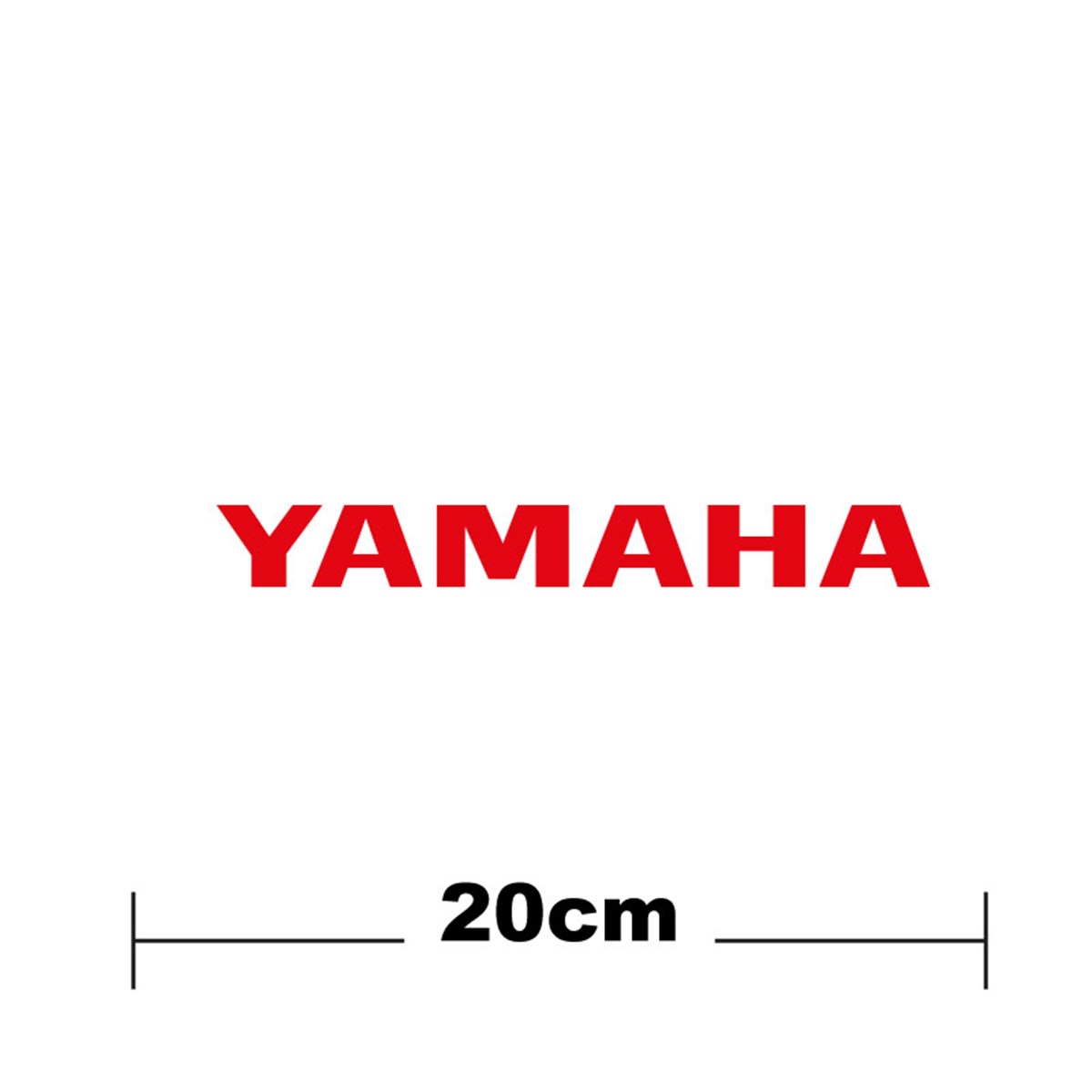 Yamaha Logo Yazı Sticker Etiket Tek Renk