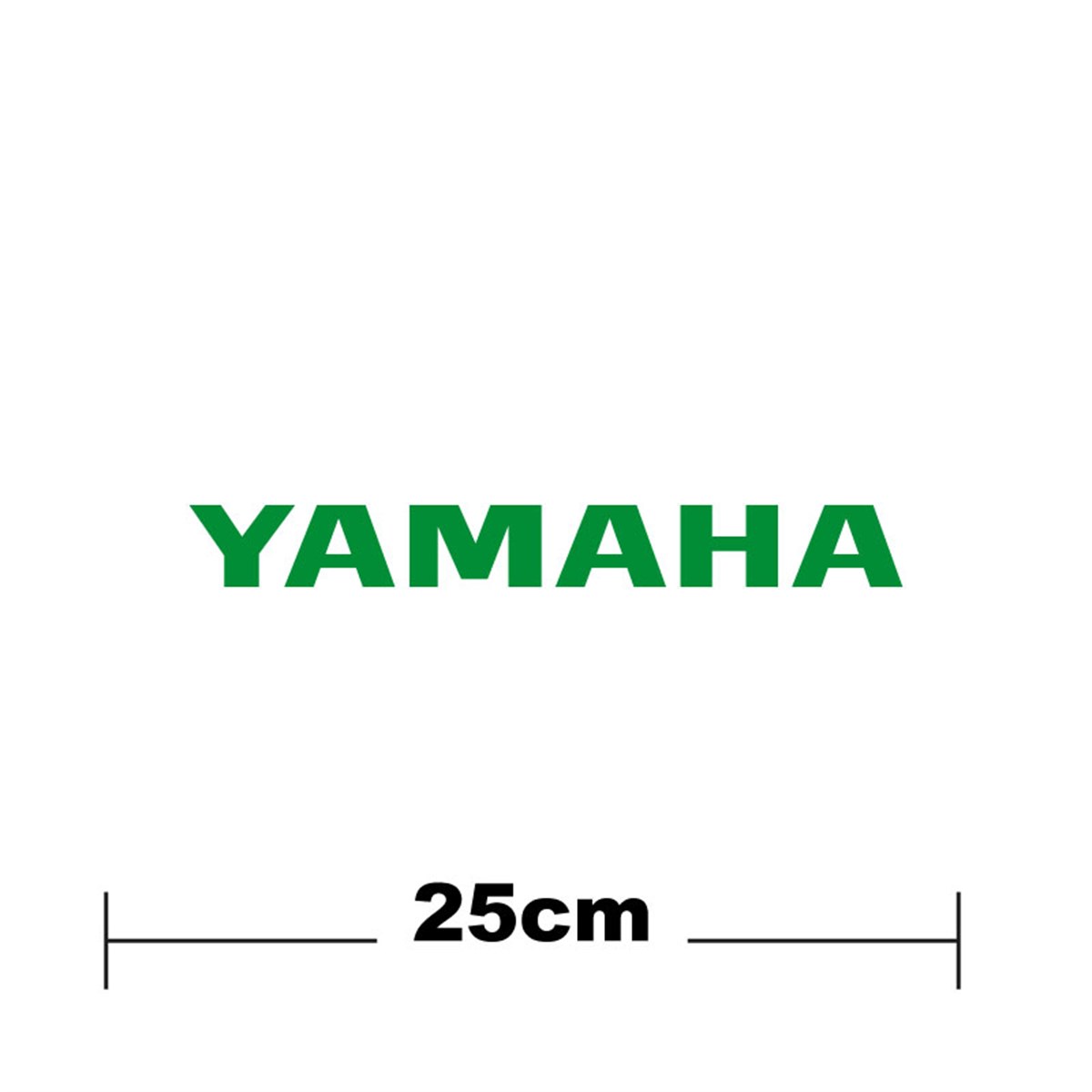 Yamaha Logo Yazı Sticker Etiket Tek Renk