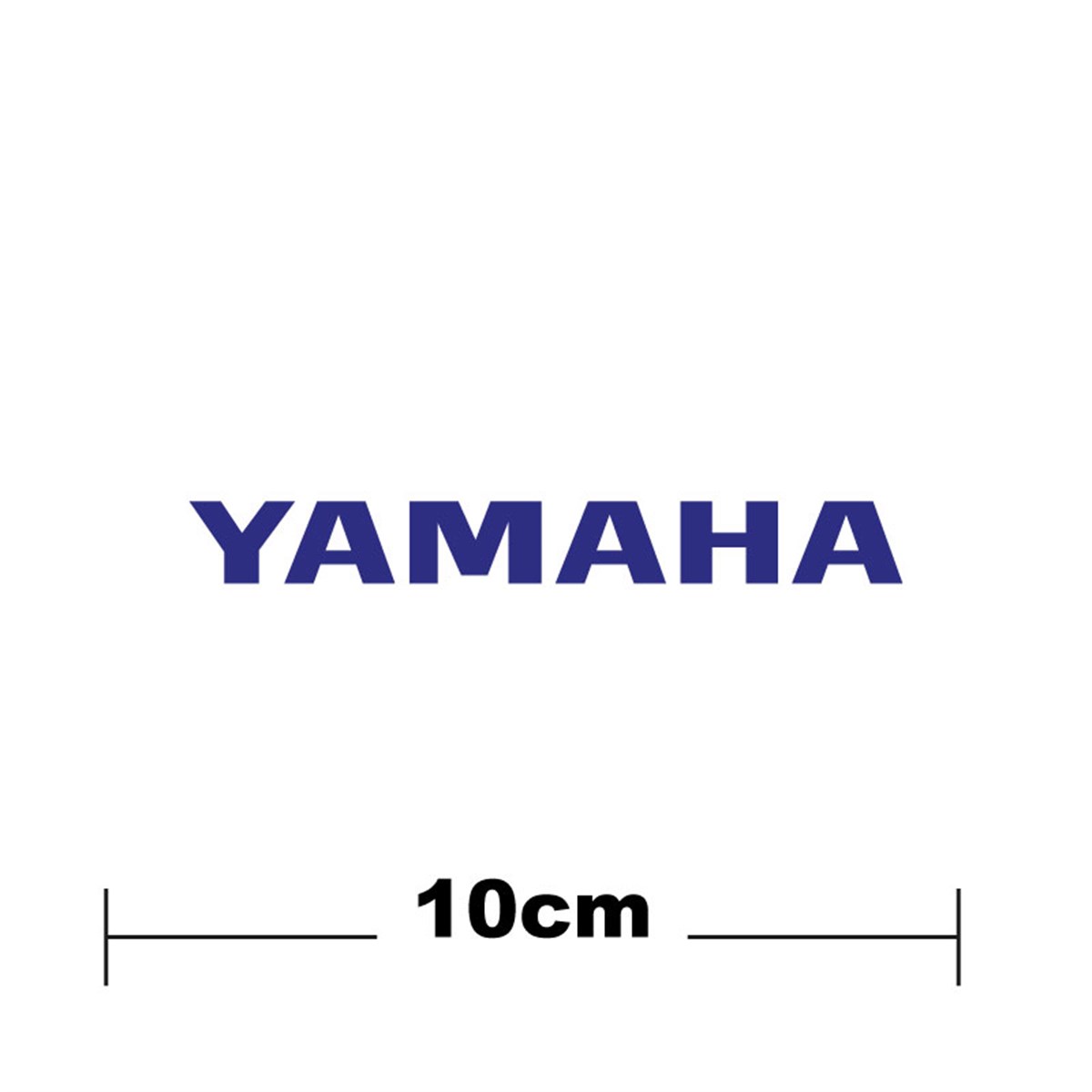 Yamaha Logo Yazı Sticker Etiket Tek Renk
