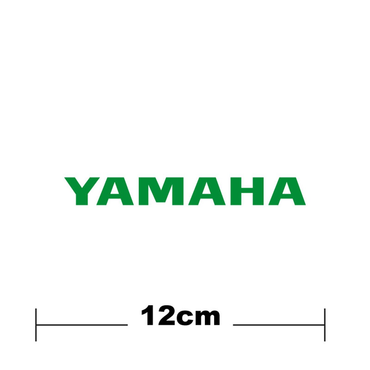 Yamaha Logo Yazı Sticker Etiket Tek Renk