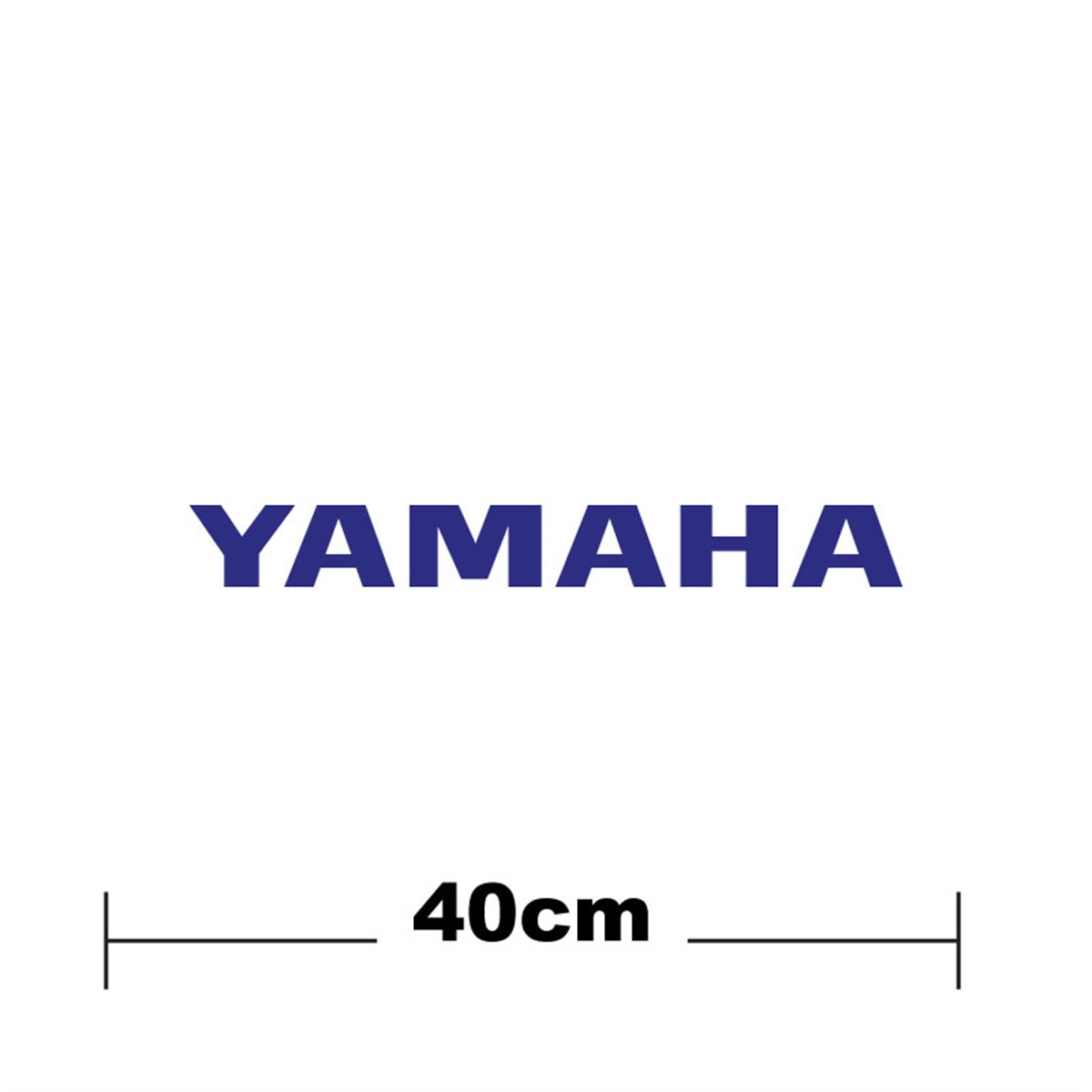 Yamaha Logo Yazı Sticker Etiket Tek Renk
