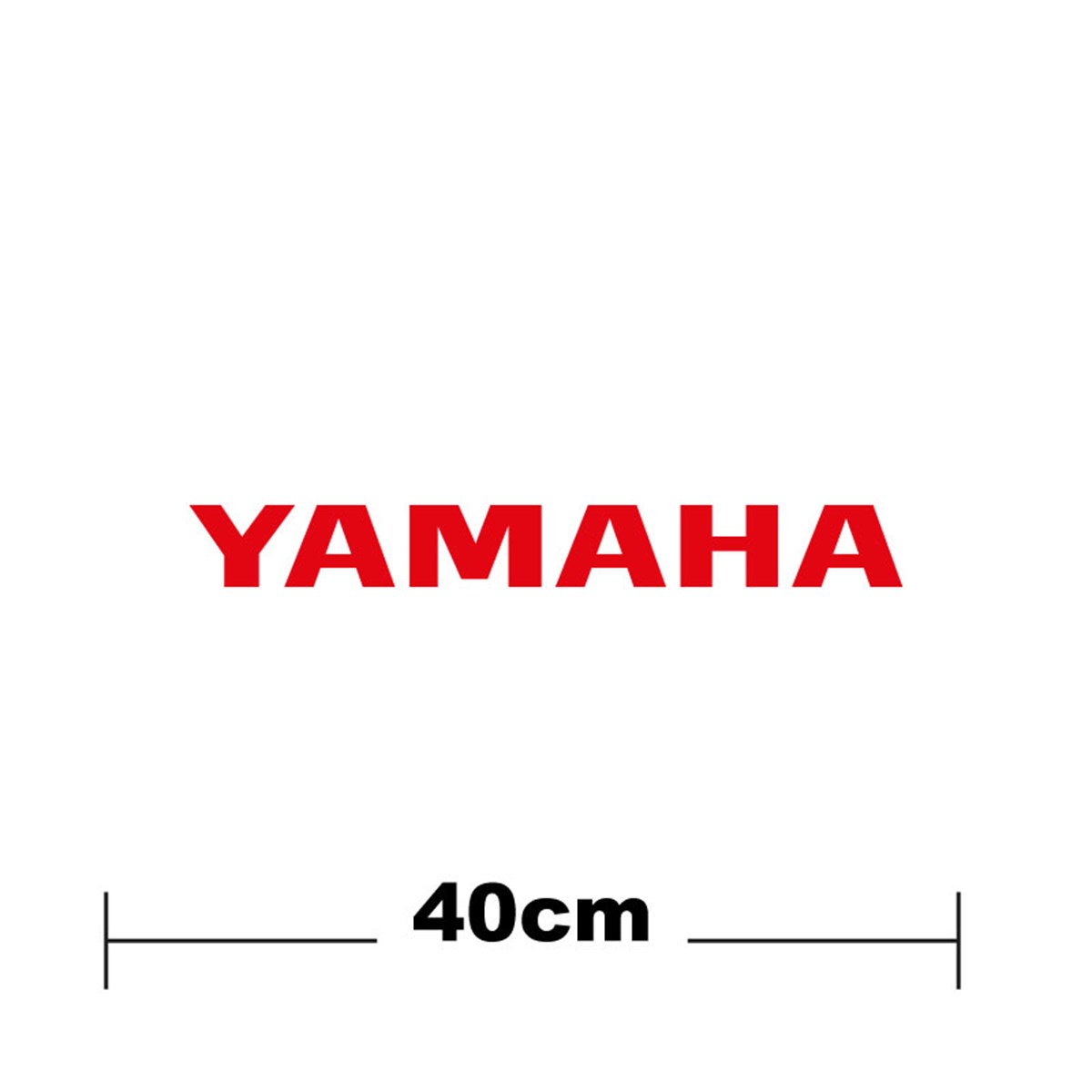 Yamaha Logo Yazı Sticker Etiket Tek Renk