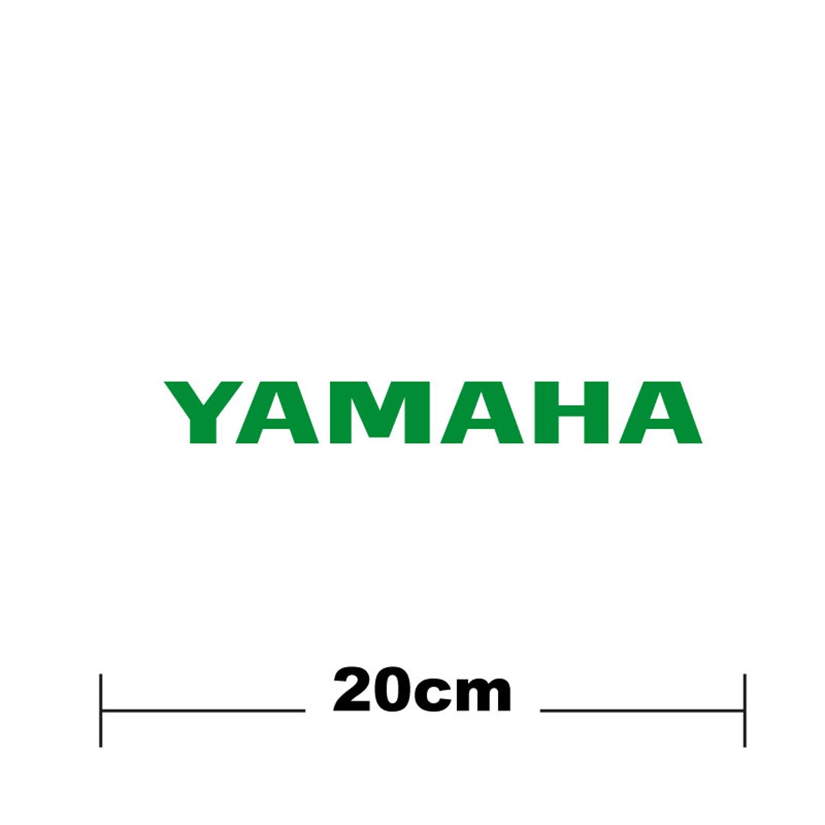 Yamaha Logo Yazı Sticker Etiket Tek Renk