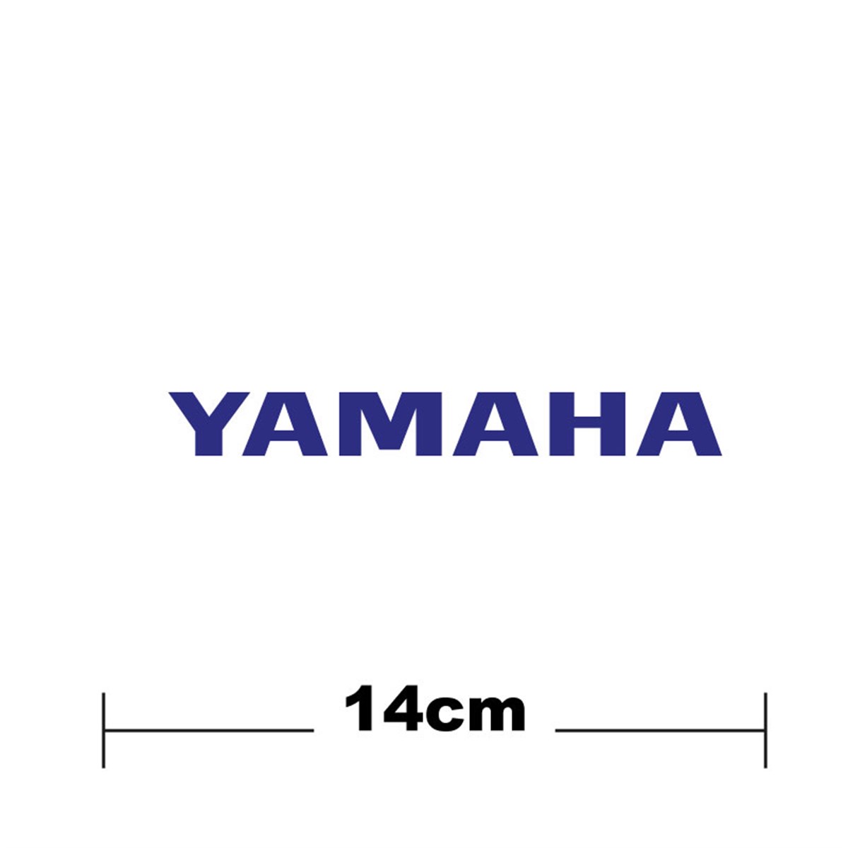 Yamaha Logo Yazı Sticker Etiket Tek Renk
