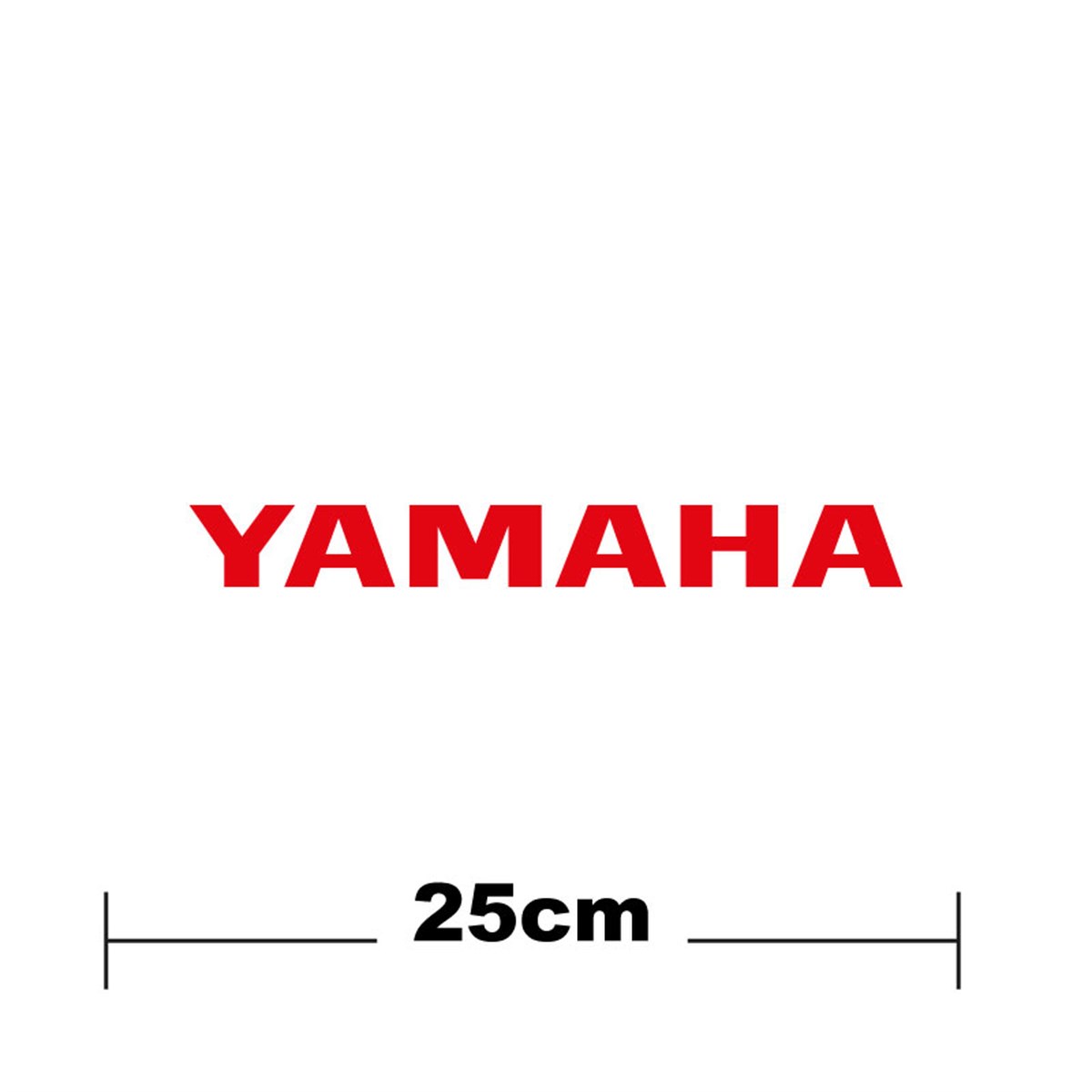 Yamaha Logo Yazı Sticker Etiket Tek Renk