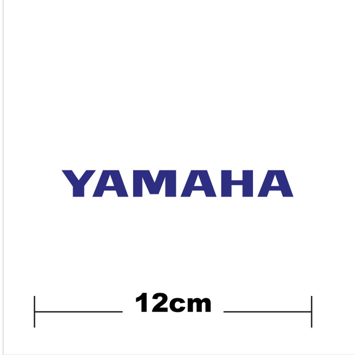 Yamaha Logo Yazı Sticker Etiket Tek Renk