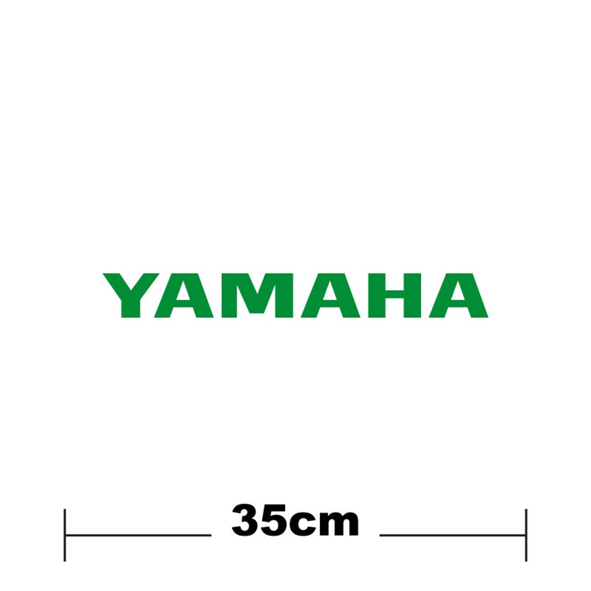 Yamaha Logo Yazı Sticker Etiket Tek Renk