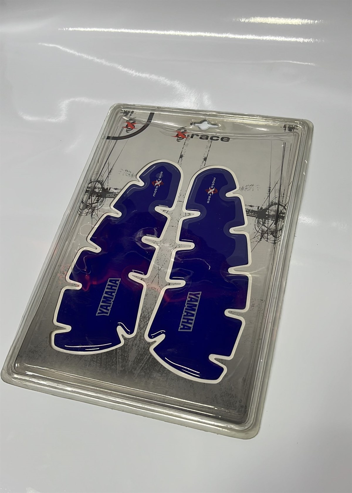 Yamaha Mavi Yan Depo Pad Damla Sticker Modeli