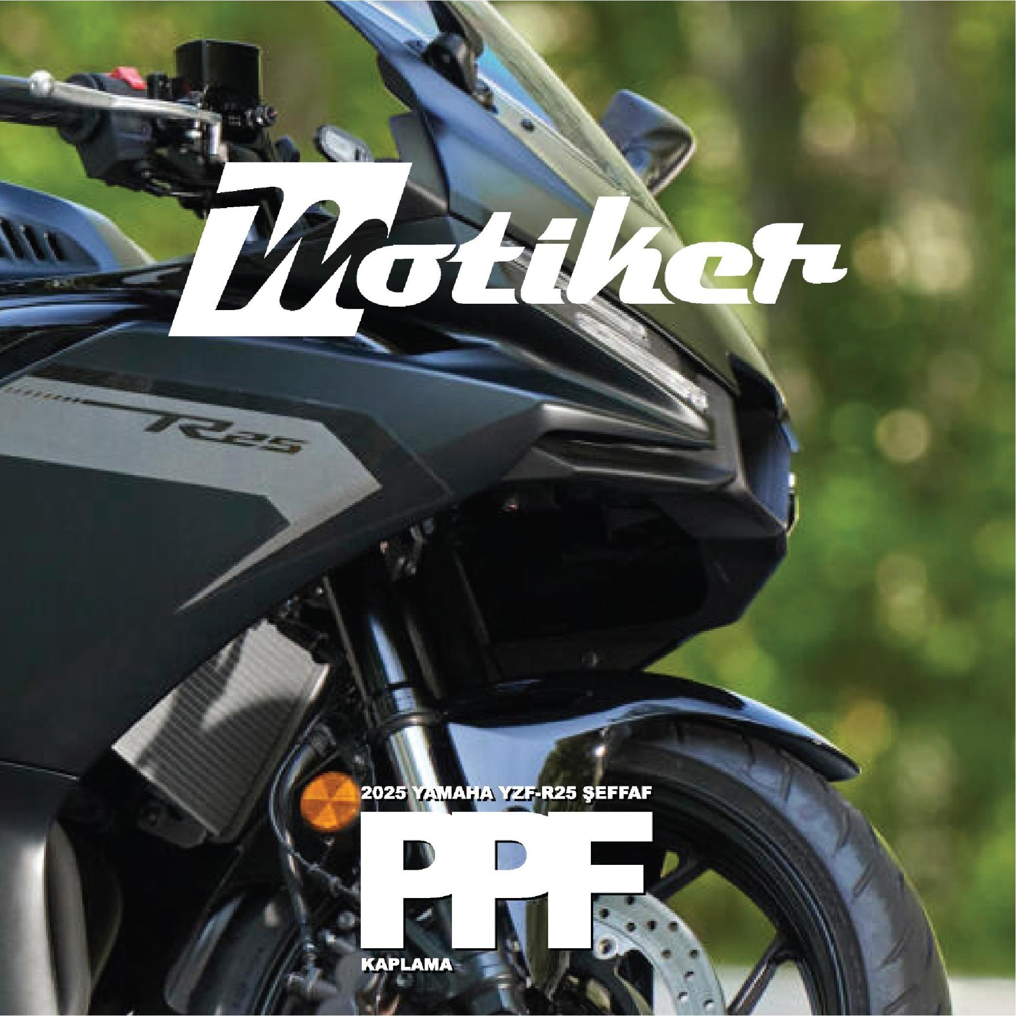 Seffaf Motosiklet KaplamasiYamaha Motosiklet PPF Kaplama 