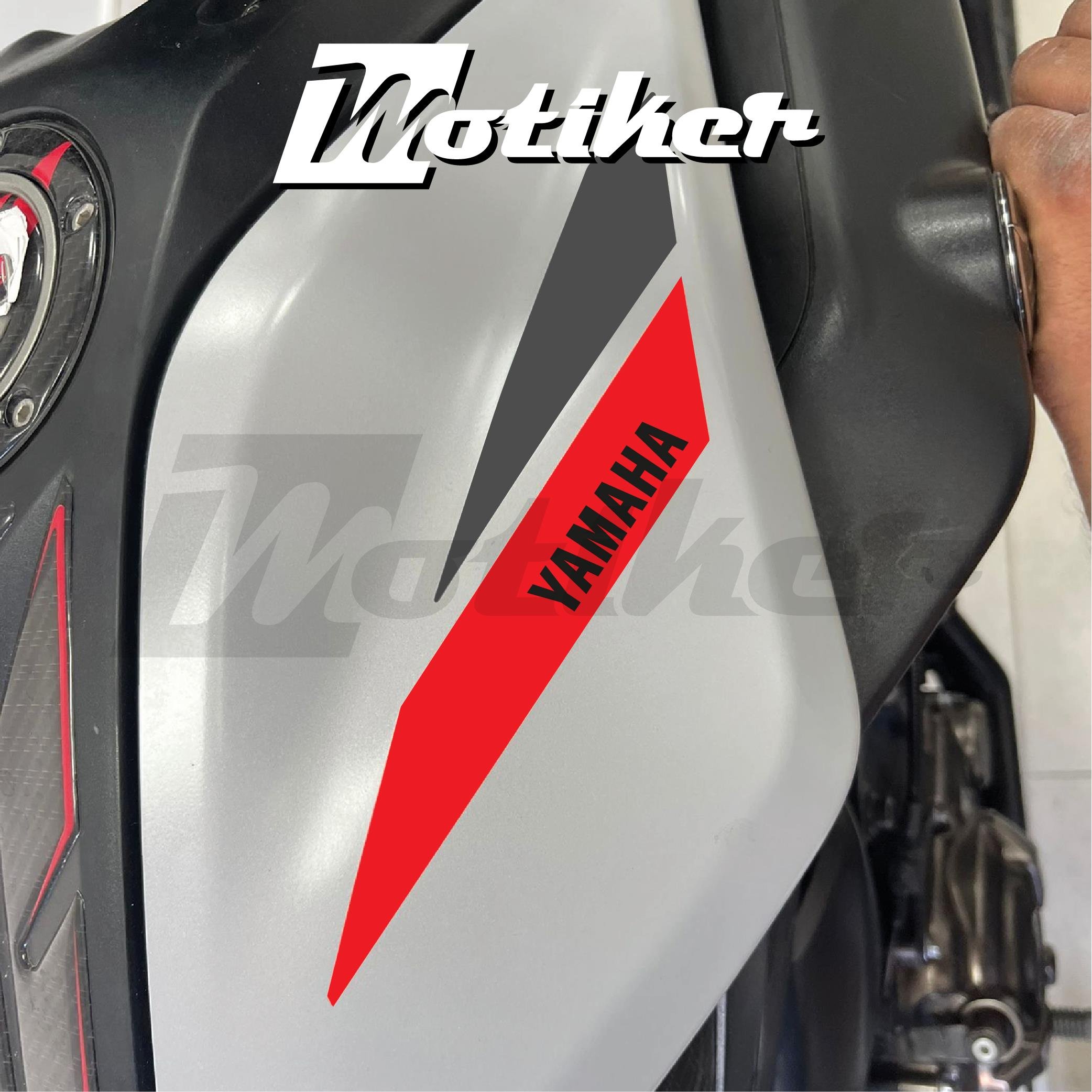MT-07YAMAHA MT-07 2018 - 2020 Depo Üstü Orjinal Tasarım Sticker Etiket Modeli Neon Turuncu Siyah Gri