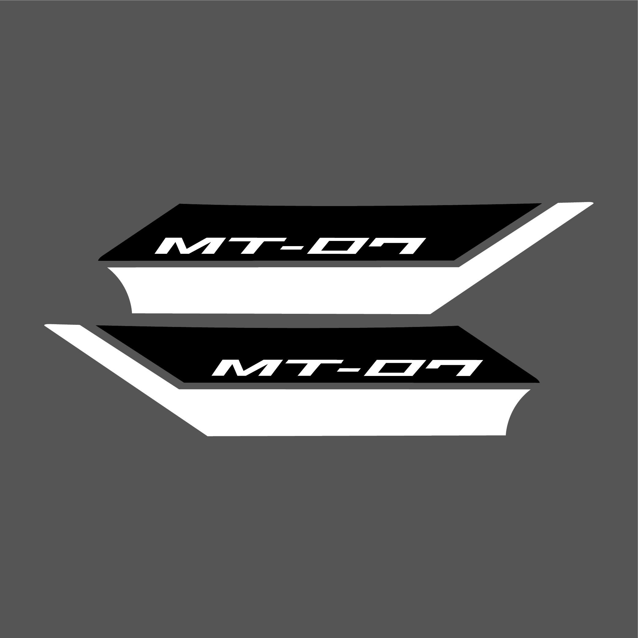 MT-07Yamaha MT-07 Depo Sticker Etiket Modeli 2019-2023 Uyumlu Siyah - Beyaz